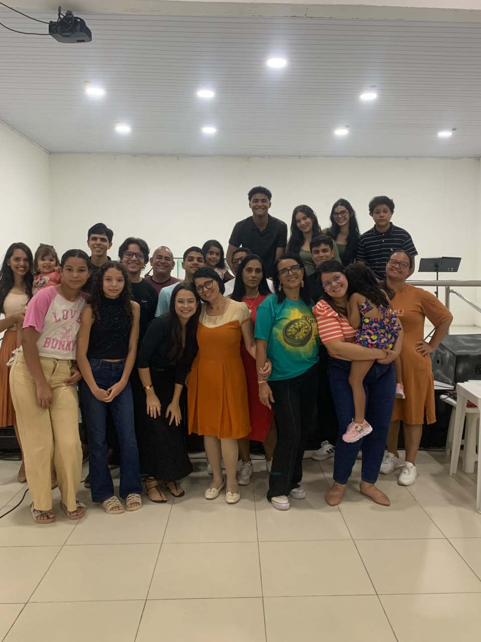 Ministério de Jovens em culto